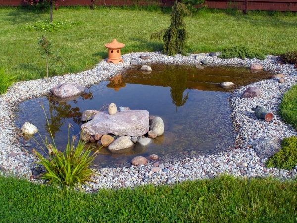 Landscaping water features, Waukesha, WI.